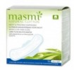 MASMI Органические ультратонкие гигиенические прокладки для обильных выделений или для использования в ночное время, с крылышками, 10 шт. 100025