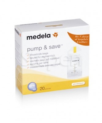 Пакеты для хранения и замораживания грудного молока Medela Pump & Save 20 шт 008.0071 1