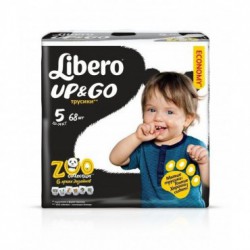 Трусы libero up&go 10-14кг 68шт макси Плюс (7322540591866)