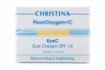 Осветляющий крем для век SPF 15 Christina FluorOxygen+C Eye Cream SPF 15 30 мл CHR746