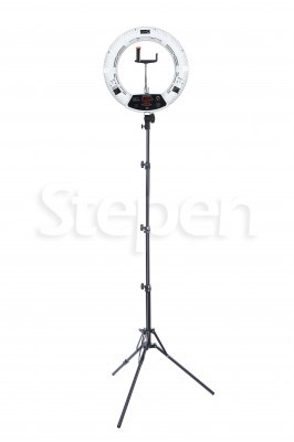 Кольцевая светодиодная лампа со штативом LUMO ULTRA™ | 105 Ватт | диаметром 45 см. для тик тока, визажиста, косметолога, блогера, фото, видеосъемки купить недорого в Украине 356784  24