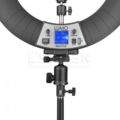 Шарнир-переходник LUMO™ для вращения кольцевой LED лампы со штативом на 360°