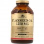 Льняное масло, Flaxseed Oil, Solgar, 1250 мг, 250 гелевых капсул SOL-01071