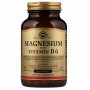 Магний, с витамином В6, Magnesium, with Vitamin B6, Solgar, 250 таблеток SOL-01721