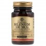 Селен без дрожжей (Selenium, Yeast-Free), Solgar, 100 мкг, 100 таблеток SOL-02551