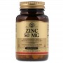 Глюконат цинка, Zinc, Solgar, 50 мг, 100 таблеток SOL-03720